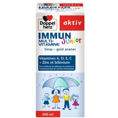DOPPELHERZ - Aktiv multi vitamine junior gout ananas 200 ml