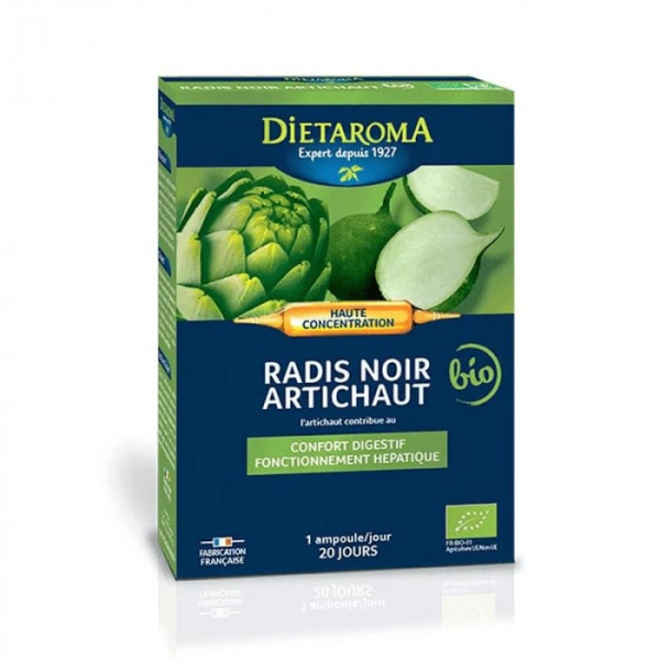 DIETAROMA - Radis noir artichaud bio 20 ampoules