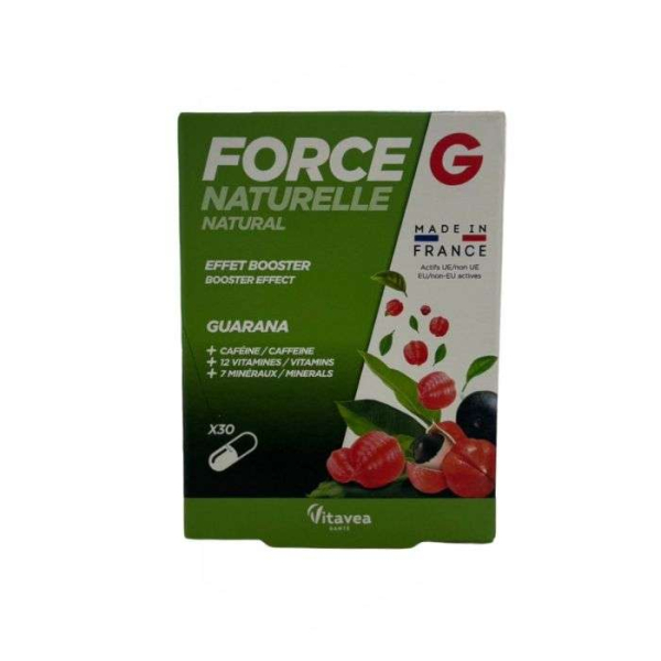 VITAVEA FORCE G NATURELLE EFFET BOOSTER GUARANA 30 GELULES