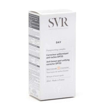 SVR - Clairial day correcteur uniformisant anti taches spf30 30 ml