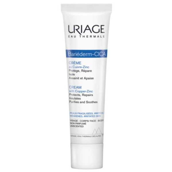 URIAGE - Bariederm cica-crème au cuivre-zinc 40ml peaux irritées
