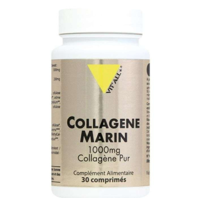 VIT'ALL+ - Collagene marin pur 1000mg 30 comprimes
