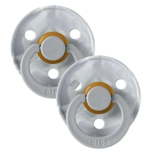 BIBS SET DE 2 SUCETTES CLOUD IVORY 6-18 MOIS
