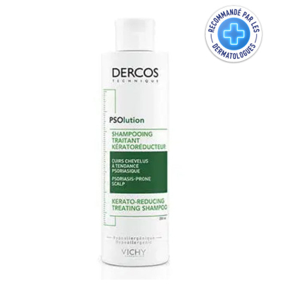 VICHY - Dercos psolution shampooing traitant keratoreducteur 200ml