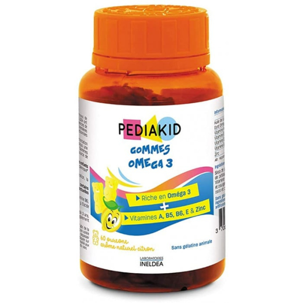PEDIAKID - Gommes oméga 3/60 gommes