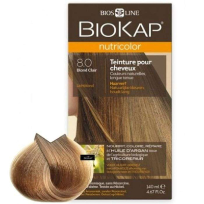 BIOKAP NUTRICOLOR 8.0 BLOND CLAIR