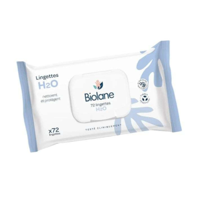 BIOLANE H2O 72 LINGETTES