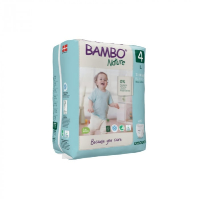 BAMBO NATURE - Culotte d'apprentissage taille 4l 7-12 kg 20 unites