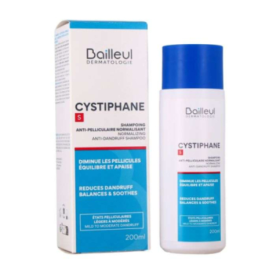 BIORGA CYSTIPHANE SHAMPOOING ANTI PELLICULAIRES NORMALISANT S 200 ML
