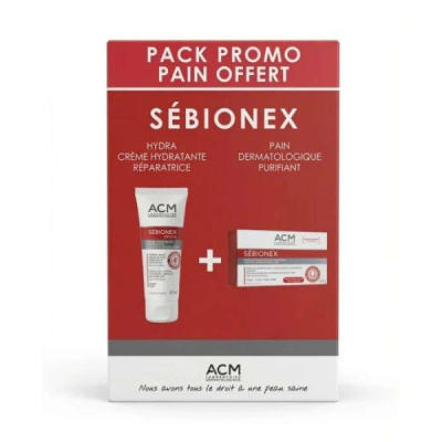 ACM OFFRE SEBIONEX HYDRA CREME REPARATRICE 40 ML + PAIN 100G OFFERT